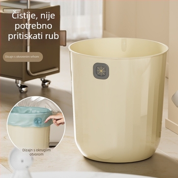Kućni koš za smeće – bez poklopca, PP materijal, kapacitet iznad 12 L, cilindričnog oblika