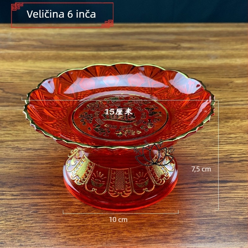 Plastični tanjur za voće Jinbao Fruit Plate – novi kineski stil