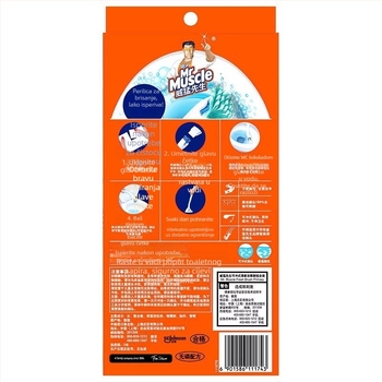 Mr. Muscle četka za zahod s dugačkom drškom i zamjenjivom glavom, plastična