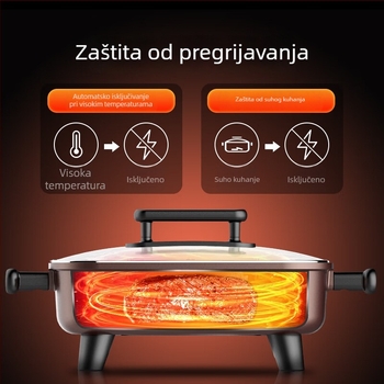 Midea MC-DY3030Easy102 Električni lonac za kuhanje na struju, kućna verzija, 6 L, 220 V, 1201–1500 W, jednostrano grijanje, pogodan za 5–6 osoba