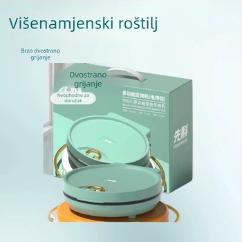 Xianke duboka električna tava za palačinke s dvostrukim grijanjem, viseći gril, višenamjenski, promjer 29–31 cm, 1360 W