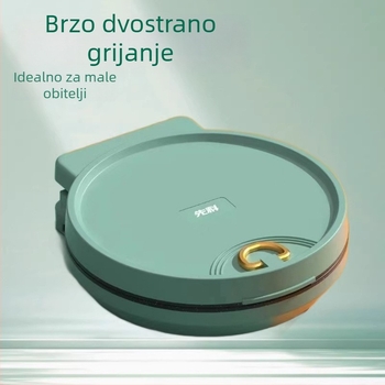 Xianke duboka električna tava za palačinke s dvostrukim grijanjem, viseći gril, višenamjenski, promjer 29–31 cm, 1360 W