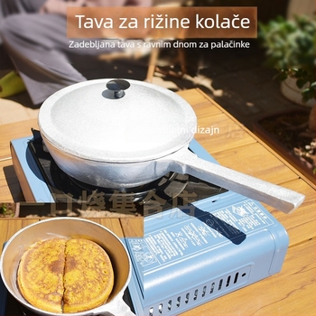 Teflonski tiganj promjera 20 cm s neprijanjajućim premazom za palačinke, jaja i stekove