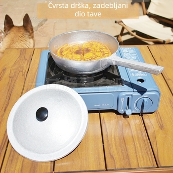 Teflonski tiganj promjera 20 cm s neprijanjajućim premazom za palačinke, jaja i stekove