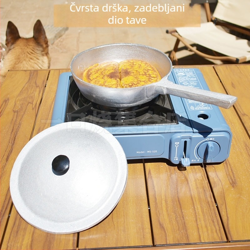 Teflonski tiganj promjera 20 cm s neprijanjajućim premazom za palačinke, jaja i stekove