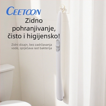 Ceetoon Set četke za zahod s zamjenjivim glavama, plastika, moderni minimalistički stil