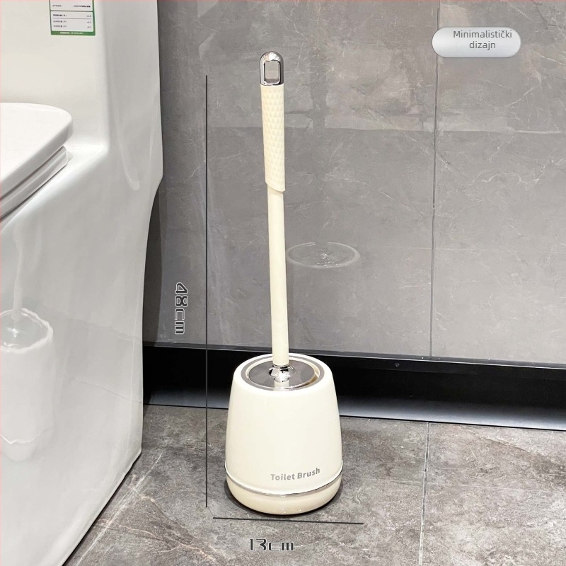 Set četkica za WC, zidno montiran, bez bušenja, model 2025, plastika, Plum House, 28 komada.