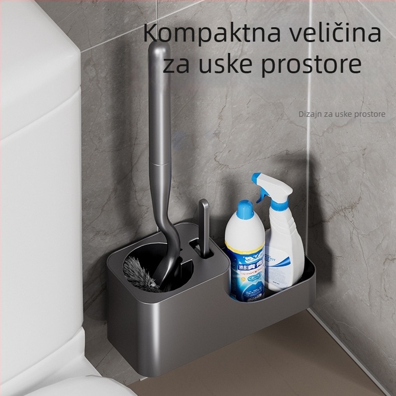 Zidna četka za WC, plastična, jednokratna, 530 g, Bo Kui, pakirana u jednoj kraft kutiji