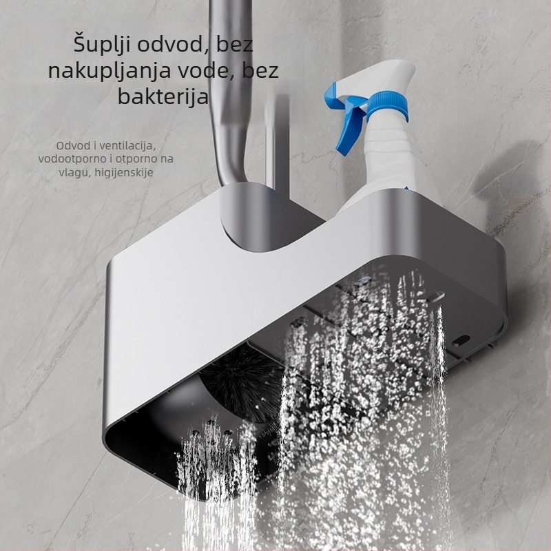 Zidna četka za WC, plastična, jednokratna, 530 g, Bo Kui, pakirana u jednoj kraft kutiji