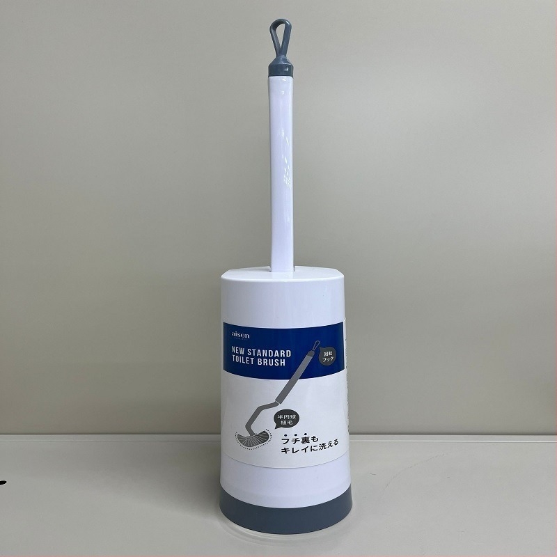 Set četki za WC s S-krivom dugačkom drškom – Plastika, AISEN, 450 g, 1 kom