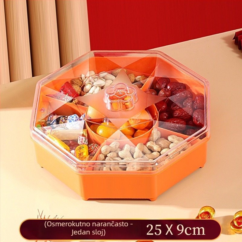 Plastični pladanj za voće s poklopcem, jednostavan stil, premium kvalitete, lansirano ljeto 2020