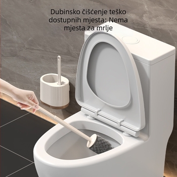 Četka za zahod s dugačkim držalom, zidna montaža, integrirani set • Materijal: plastika • Težina: 350 g • Pakiranje: karton • 1 kom.