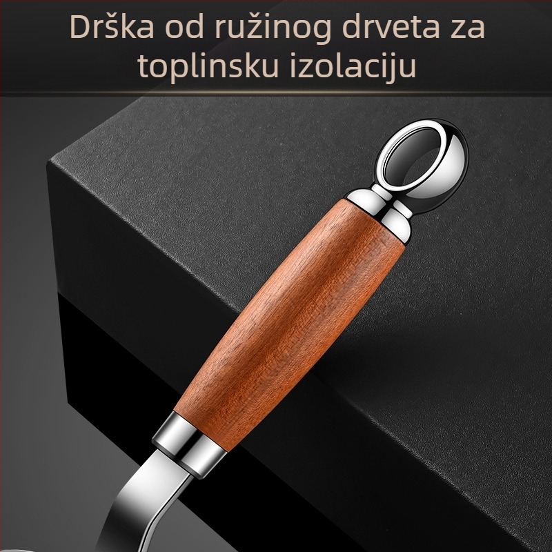 Bosans špatula od nehrđajućeg čelika – za Teppanyaki, palačinke, pizzu i steak; moderni minimalistički dizajn