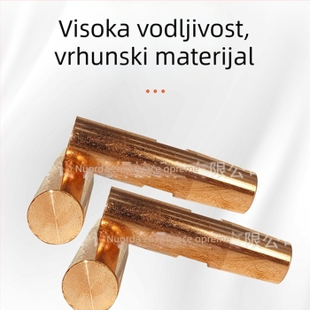 Glava za točkasto zavarivanje od krom-zirkonije bakra, pneumatska glava, visoka otpornost na habanje, elektroda glava