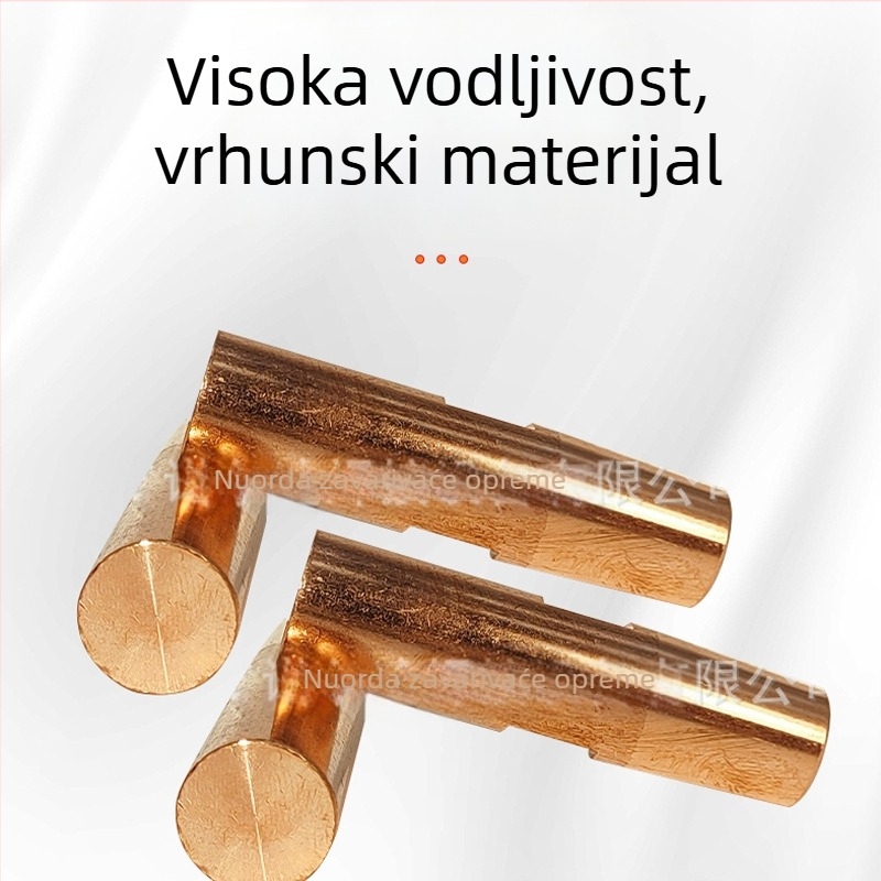 Glava za točkasto zavarivanje od krom-zirkonije bakra, pneumatska glava, visoka otpornost na habanje, elektroda glava