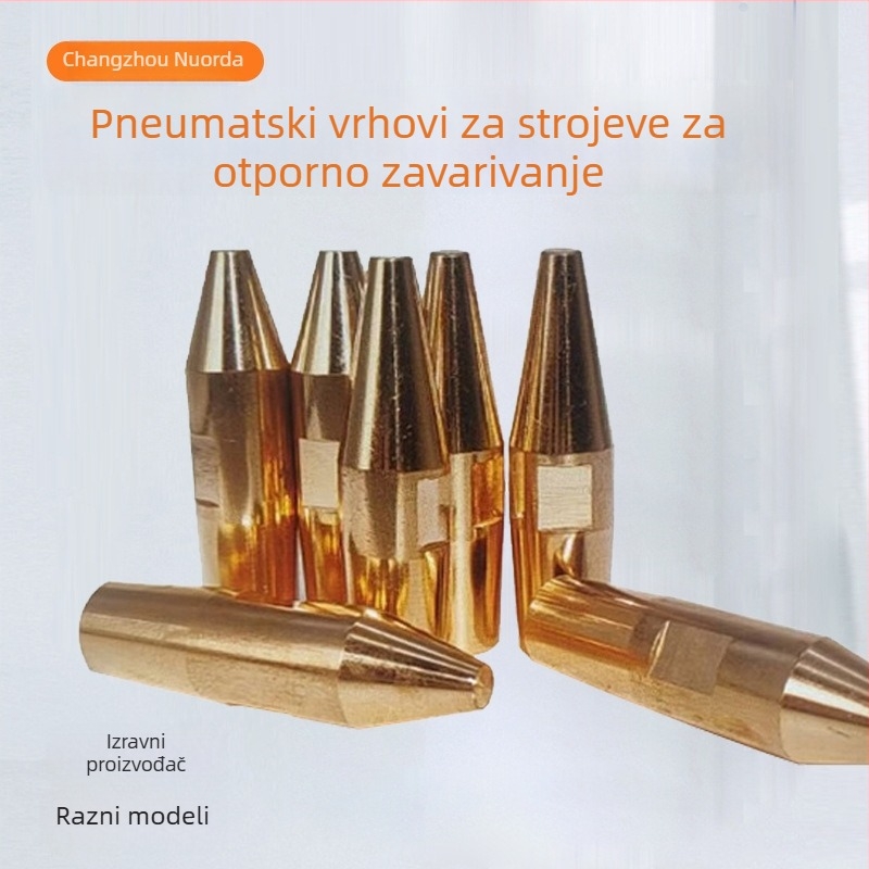 Glava za točkasto zavarivanje od krom-zirkonije bakra, pneumatska glava, visoka otpornost na habanje, elektroda glava