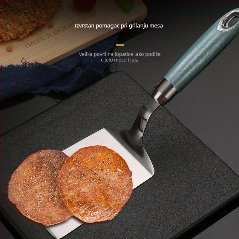 Chenghuijie 304 nehrđajući čelik spatula za palačinke, teppanyaki i pržena jaja