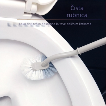 Set četke za WC i plunžer s dizajnom punog kuta, plastični materijal (Brand: Unique; Privatna oznaka: Gwt/gweite)