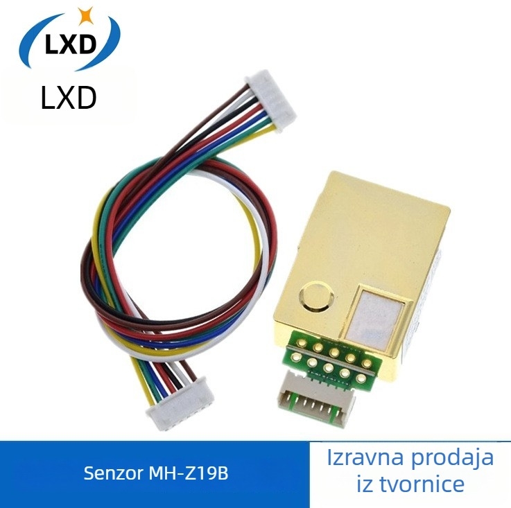 Infracrveni CO2 senzor modul MH-Z19B/MH-Z19C, marka LXD