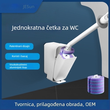 Jieshun FSP-02 Jednokratni set četke za WC, materijal spužva, čišćenje bez mrtvih kutova