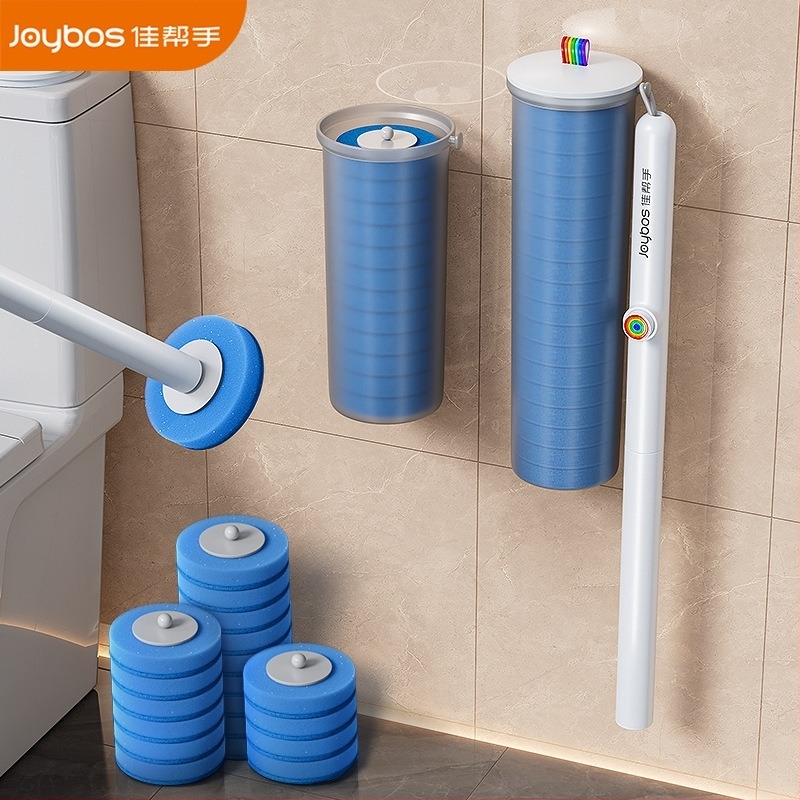 Zidna četka za WC, jednokratna, plastična — Brand Good helper, za kućnu uporabu