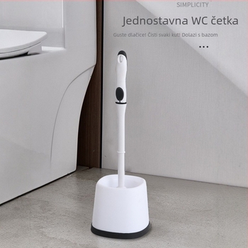 Set četke za WC s bazom, okruglom glavom, plastična konstrukcija; pakiranje 120 kom.; lansirano u proljeće 2020.; marka 20122