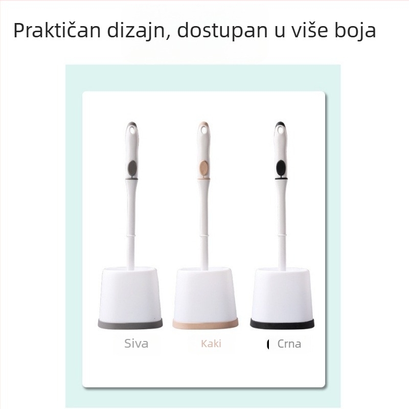 Set četke za WC s bazom, okruglom glavom, plastična konstrukcija; pakiranje 120 kom.; lansirano u proljeće 2020.; marka 20122