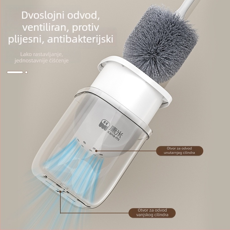 Kangmi četka za zahod s postoljem – plastika, 274 g