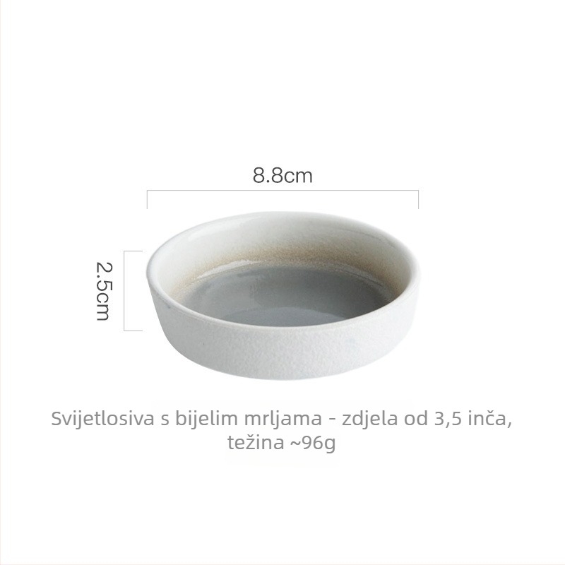 Porcelanska zdjela za umake japanskog stila, okrugla forma (Materijal: Porcelan; Stil: japanski; Oblik: okrugli)