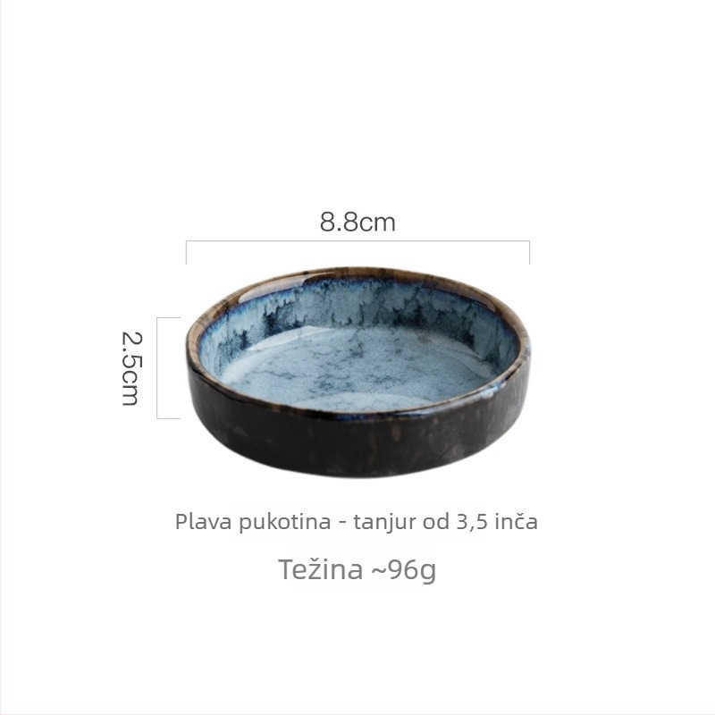 Porcelanska zdjela za umake japanskog stila, okrugla forma (Materijal: Porcelan; Stil: japanski; Oblik: okrugli)