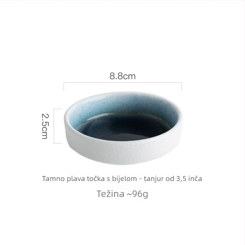 Porcelanska zdjela za umake japanskog stila, okrugla forma (Materijal: Porcelan; Stil: japanski; Oblik: okrugli)