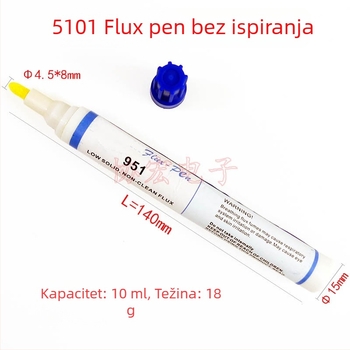 Fluks pero za zavarivanje KESTER KST951 No-Clean (Kina)