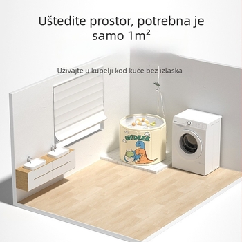Sklopiva kanta za kupanje za odrasle, potpuno kupanje tijela i namakanje (Stil: Sklopiva; Namjena: Kupanje; Materijal: Drugo)