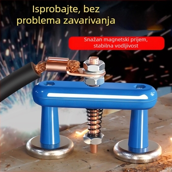 Zavarivački pomoćni alat: magnetska zemna kliješta s fiksnim magnetom