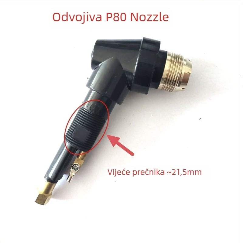 P80 plazma glava za rezanje LGK100/120 – elektroda, mlaznica, zavarivački pištolj