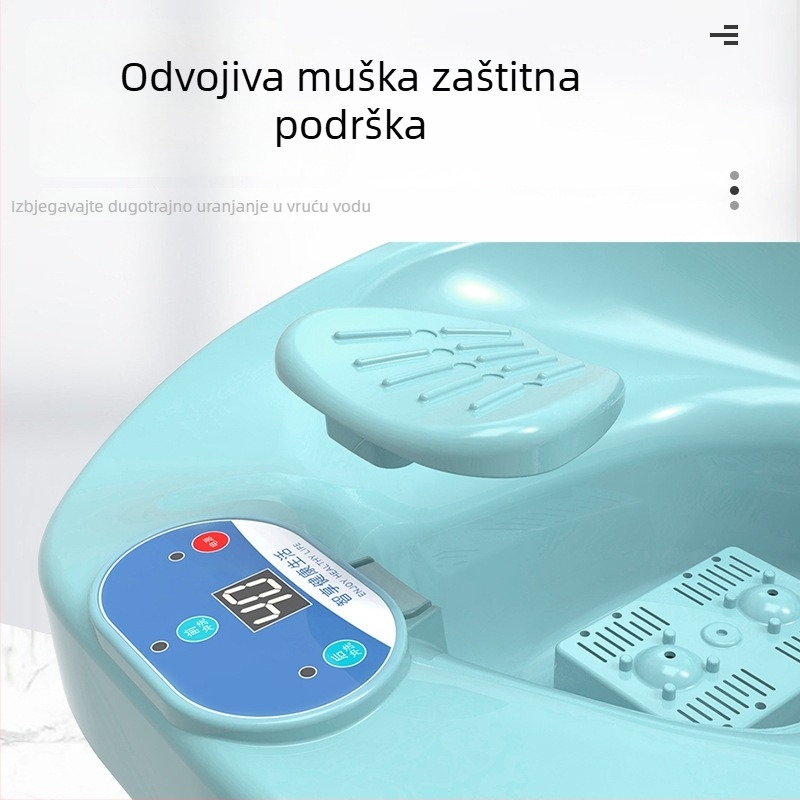 Električna sjedeća kada za hemorrhoide – plastika, kompatibilno s zahodom