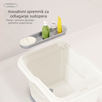 Dječja kada za kupanje – debeli dizajn, sjedenje, PP+TPE, Ji Yi, za djecu
