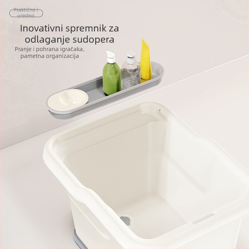 Dječja kada za kupanje – debeli dizajn, sjedenje, PP+TPE, Ji Yi, za djecu