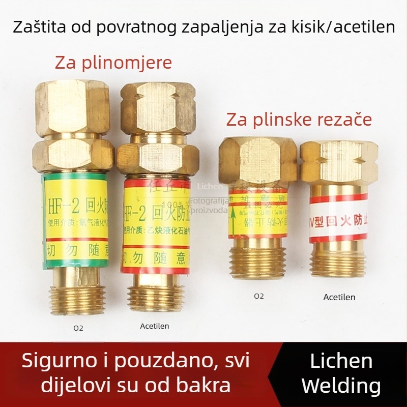 Ventil za temperiranje plinskog rezača plamena, bakreni, serija Charmer, za plinske rezne pištolje, zavarivački napon 0,1