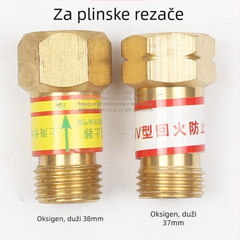 Ventil za temperiranje plinskog rezača plamena, bakreni, serija Charmer, za plinske rezne pištolje, zavarivački napon 0,1