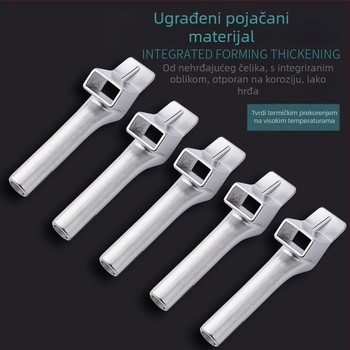 Pistol za zavarivanje toplim zrakom za PVC mekani plast, pravokutna mlaznica i ravna šipka za zavarivanje, 1600W, 220–240V, zaštita od pregrijavanja
