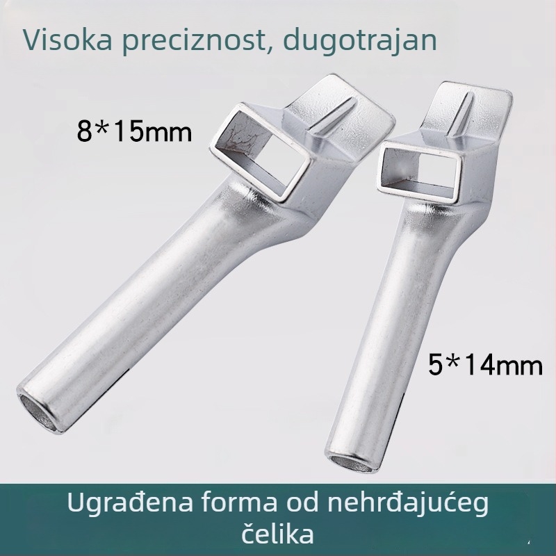 Pistol za zavarivanje toplim zrakom za PVC mekani plast, pravokutna mlaznica i ravna šipka za zavarivanje, 1600W, 220–240V, zaštita od pregrijavanja