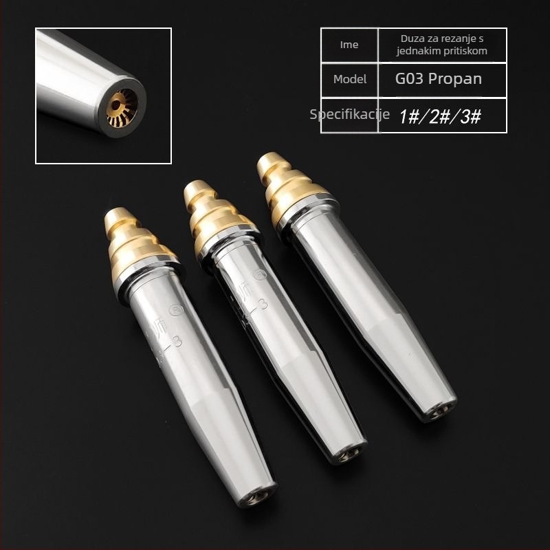 Star Lion Izobarijska mlaznica za rezanje za propan/gaz – Poluautomatska mlaznica za plamen rezanje (G03, 0#, 1#, 2#, 3#)