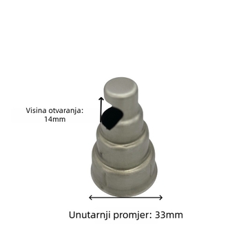 Dio za zavarivački pištolj s toplim zrakom, nehrđajući čelik 304