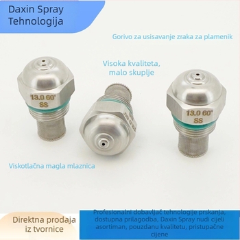 Spaljna mlaznica s atomizacijom goriva za proizvodnju snijega i uklanjanje prašine, nehrđajući čelik, brenda Letter spray