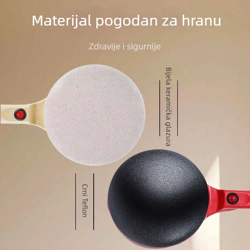 Prokudent DM-180 BJ Električna tava za palačinke – višenamjenska, neprijanjajuća površina, jednostrano grijanje, mehaničko upravljanje