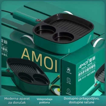 Mašina za doručak X-9910, 1200W, 220V, funkcije: grijanje, roštilj, pečenje, omlet, kapacitet 2,5