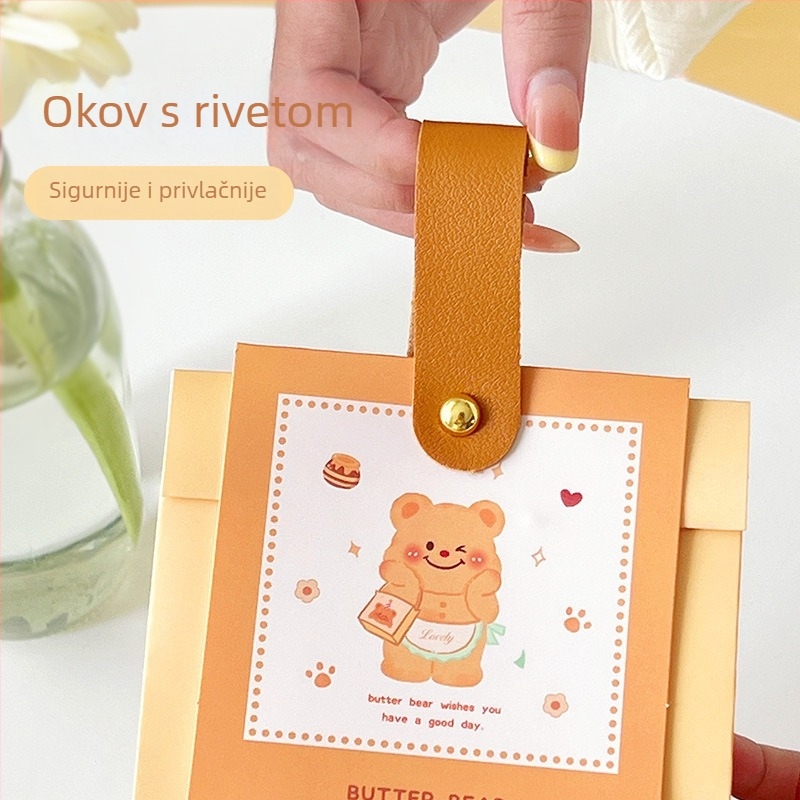 Torba za kekse sa prozorom i stojećim dnom — injekcijsko oblikovanje; ambalaža za nugat i karamela; Značka Meiti; Privatna oznaka dopuštena; Tolerancija težine ±5%