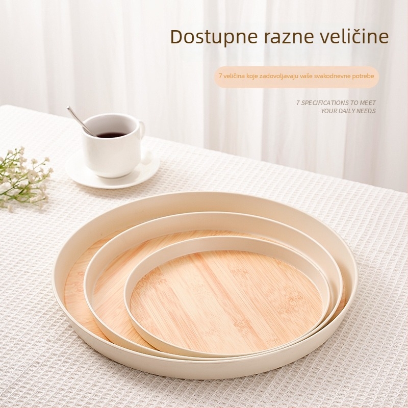 Minimalistički pravokutni pladanj za kućnu upotrebu, idealan za čaj, voće i posluživanje pića