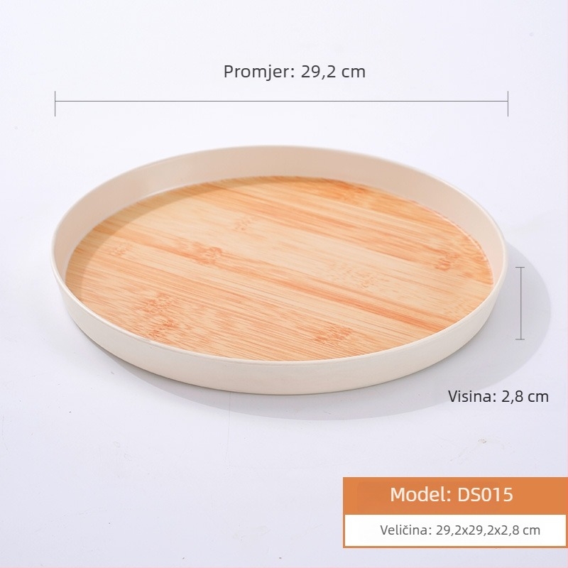 Minimalistički pravokutni pladanj za kućnu upotrebu, idealan za čaj, voće i posluživanje pića